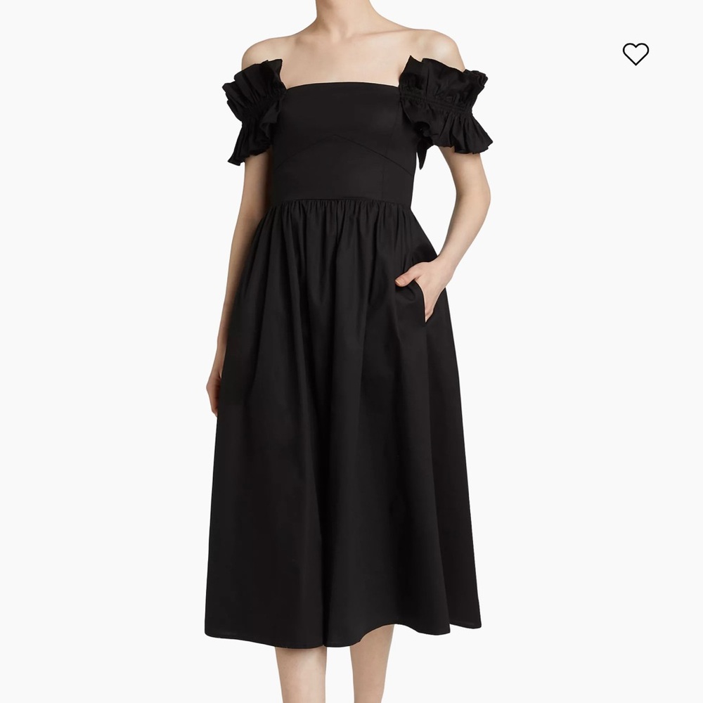 Wayf Black Backless Dress